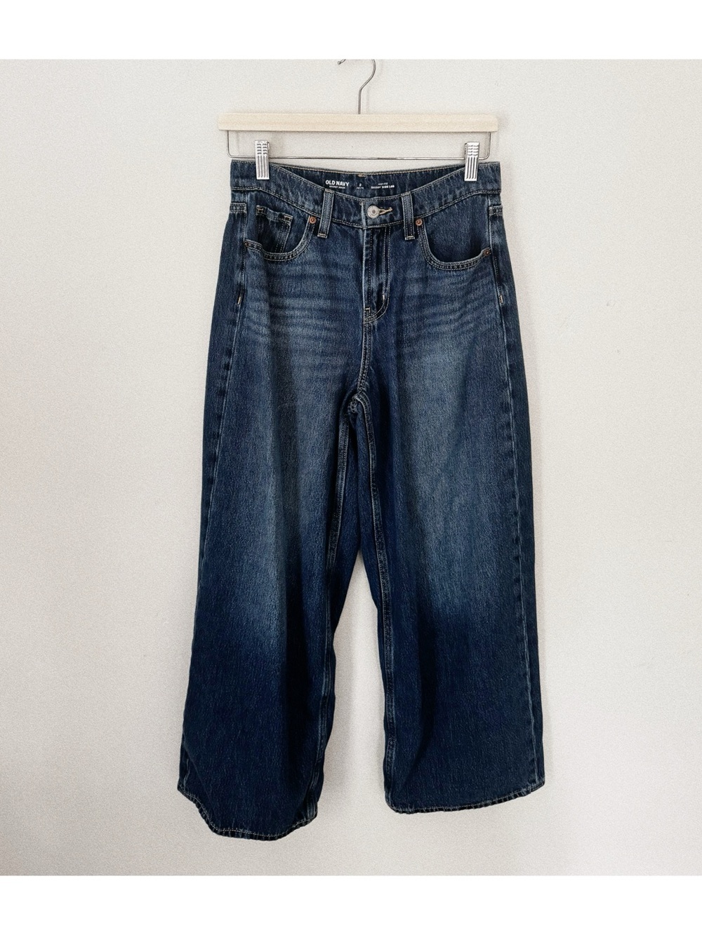 old navy high-rise baggy wide leg jean
